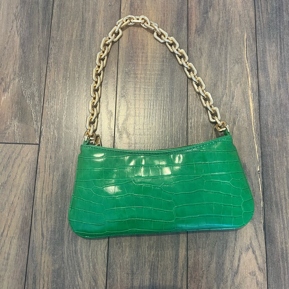 Zara Green Shoulder Bag
